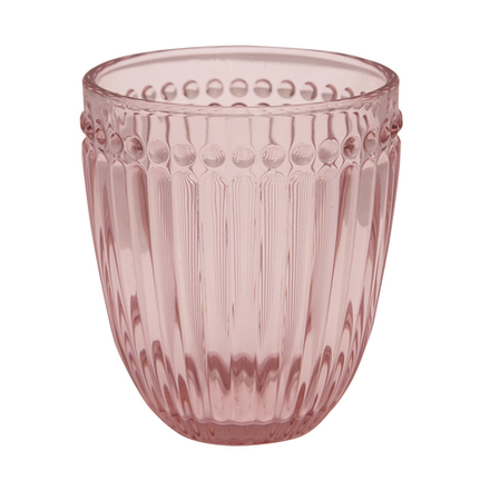 Стакан стеклянный Alice pale pink