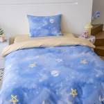 КПБ на резинке Сатин Люкс KIDS CDKR081, 1.5 спальный, наволочки 50-70 1 шт, простынь 180*200*25