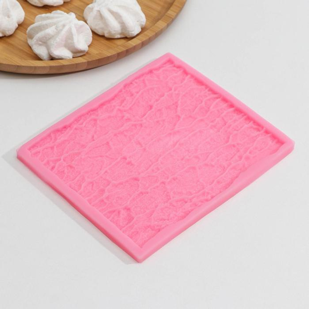 Молд силиконовый «Древесная кора», 15,5х13х0,8 см