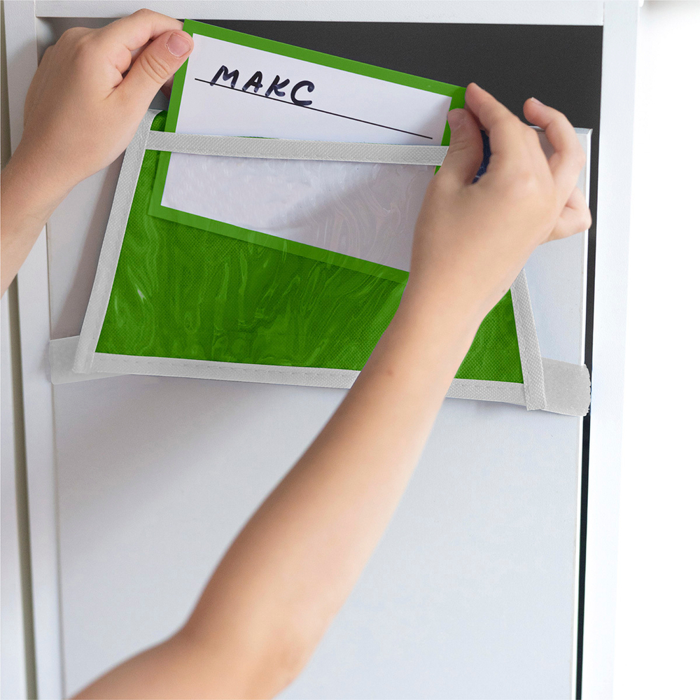 Кармашки для детского сада на резинке. Робот