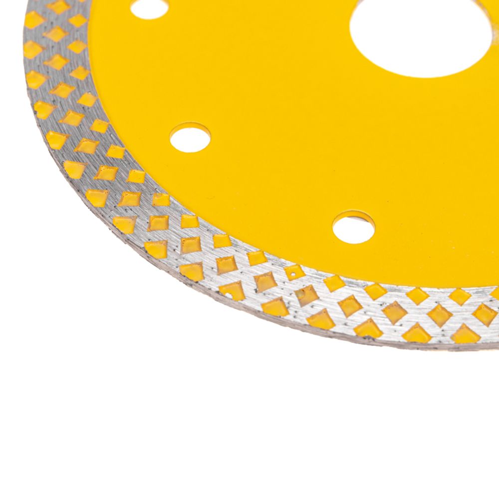 Диск алмазный отрезной сплошной, 125х22,2мм, сухой/мокрый рез KRANZ