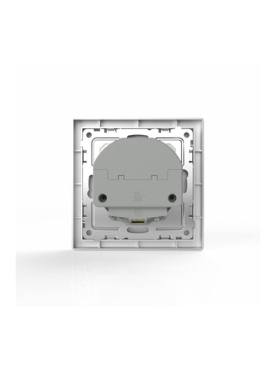 Розетка 1-м СП Pixel IP20 с заземл. с 2-мя заряд. устр. USB тип A+C механизм алюм. TOKOV ELECTRIC TKE-PX-R1U2AC-C03