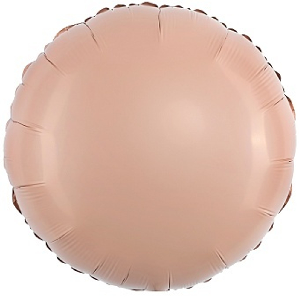 Ф 18'' Круг Винтажная роза Матовый 40 см.