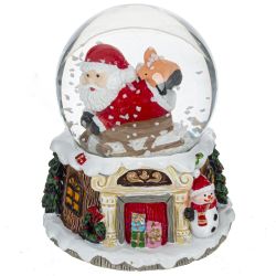 GAEM Фигурка декор в стекл шаре "Дед Мороз", D 4.5 см, L5 W5 H6,5 см, 2в.