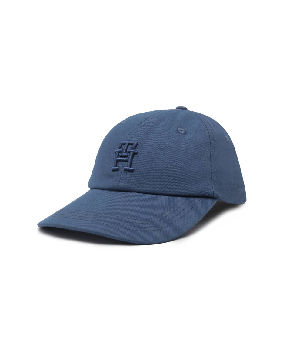 кепка th flag soft cap Tommy Hilfiger - голубой(AM0AM10860)
