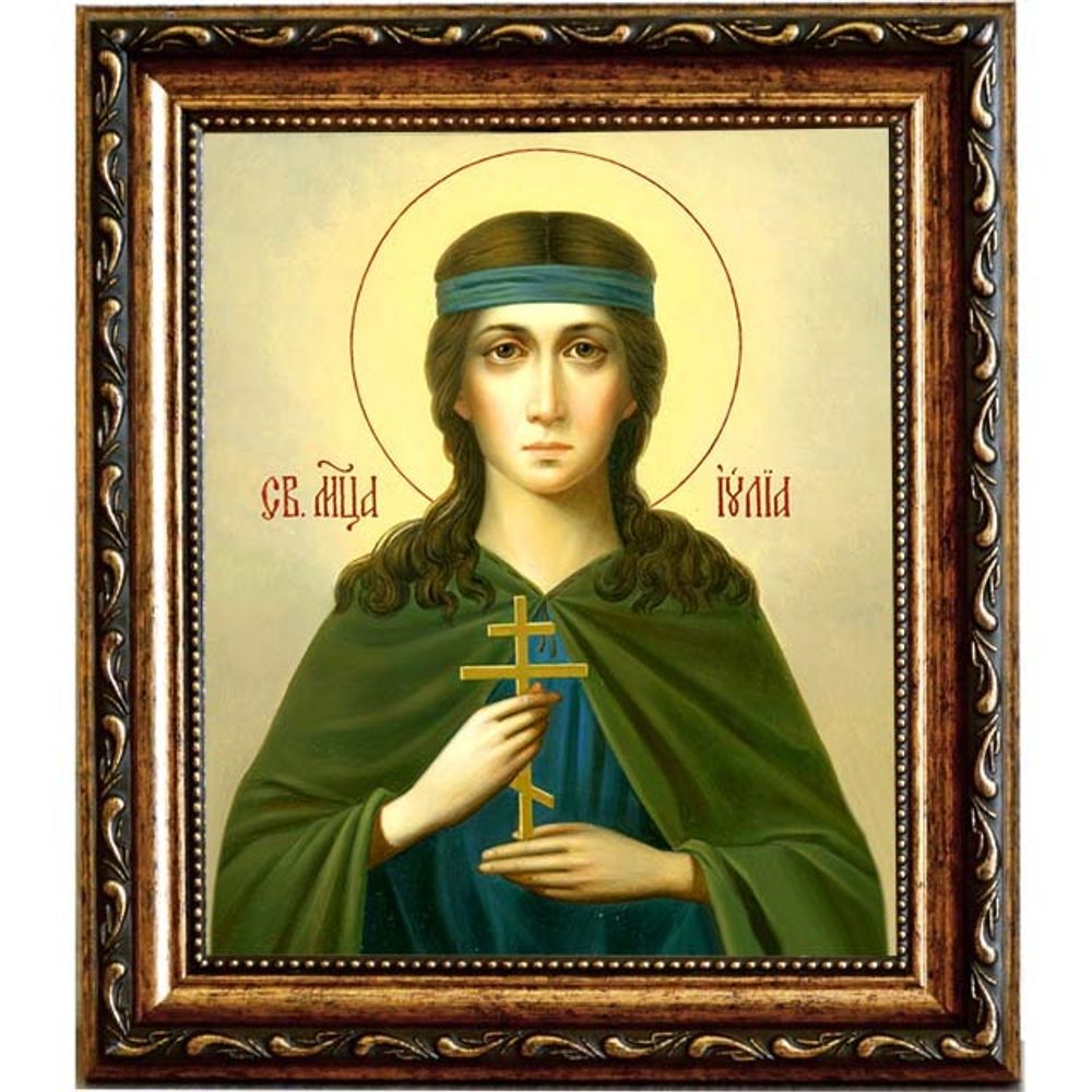 Иулия (Юлия) Карфагенская мученица. Икона на холсте.
