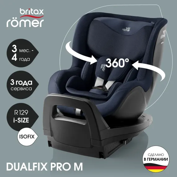 Автокресло Britax Roemer Dualfix Pro M Isofix 0+/1 (0-18 кг)