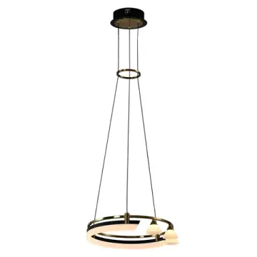 Подвесная светодиодная люстра 28W 3000K CL211042 чёрный / бронза HELLY Citilux