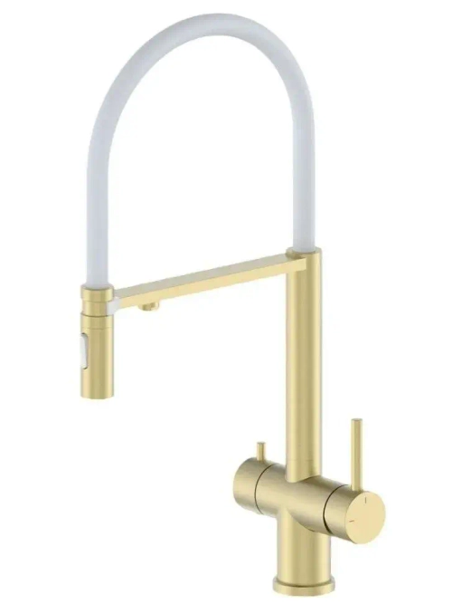 Смеситель для кухни c гибким изливом под фильтр VATTENDORF VF-0022F-BG(MW)