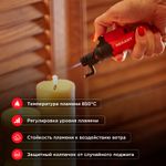 Турбо горелка GT-10 заправляемая, красная REXANT