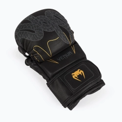 Боксёрские перчатки Venum Serpenti Sparring black/silver/gold