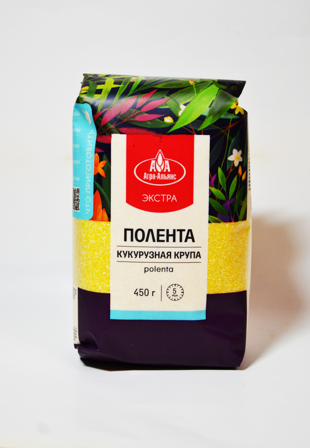 Кукурузная крупа Агро-Альянс Экстра Полента  450г