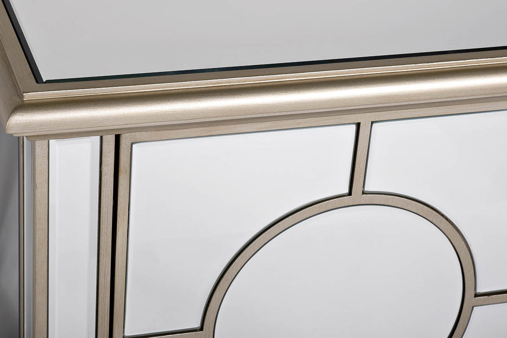 KFG041 Тумба под телевизор зеркальная 150*45*46см