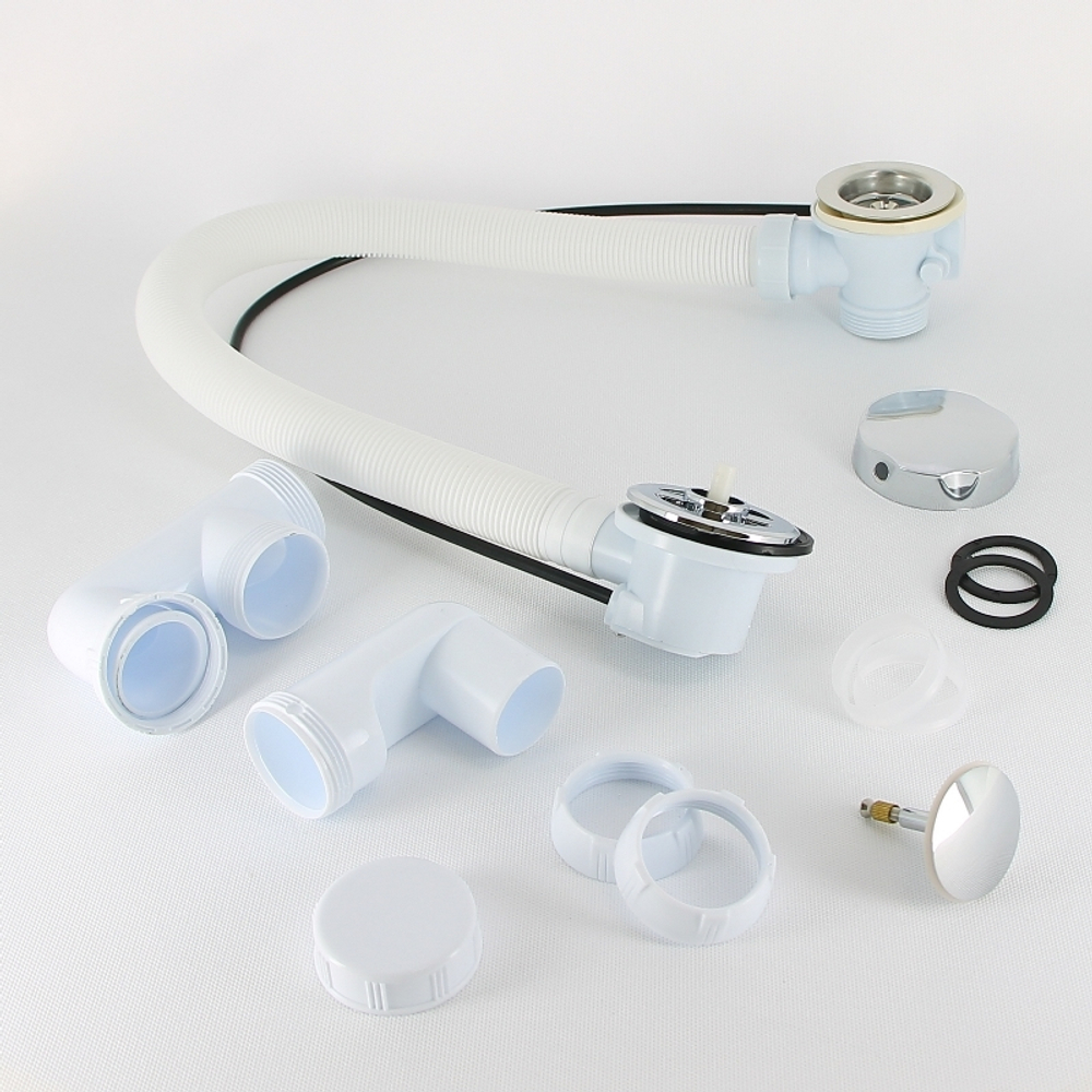 СЛИВ-ПЕРЕЛИВ WIRQUIN ДЛЯ ВАННЫ L700ММ 03806