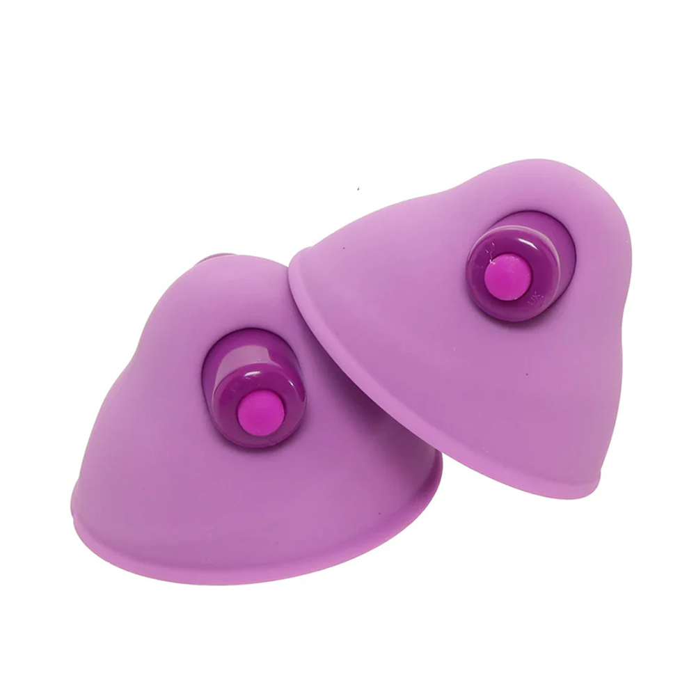 Виброприсоски-стимуляторы на соски PipeDream Fantasy for Her Vibrating Nipple Suck Purple 492012