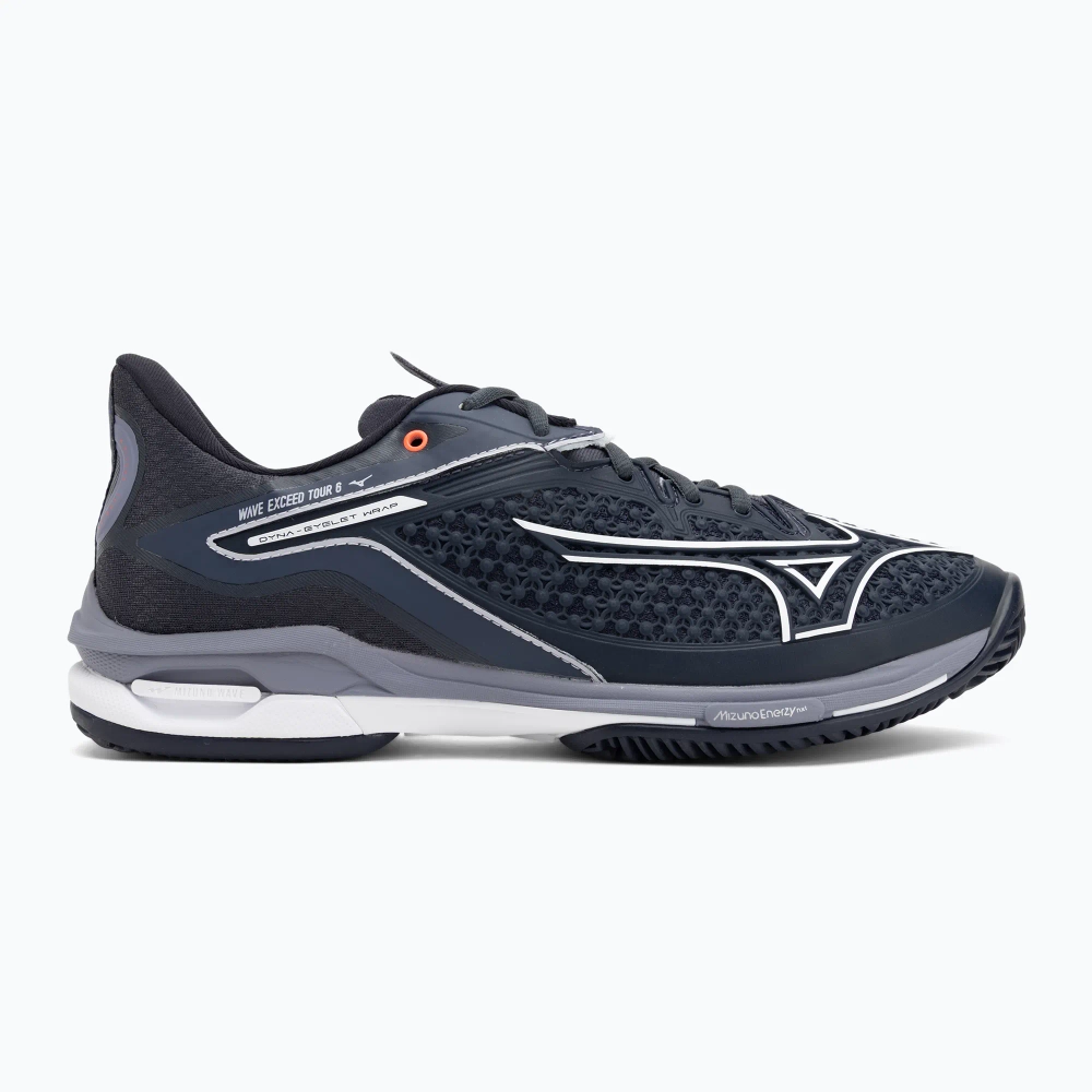 Теннисные кроссовки Mizuno Wave Exceed Tour 6 CC odyssey gray/white/blue granite