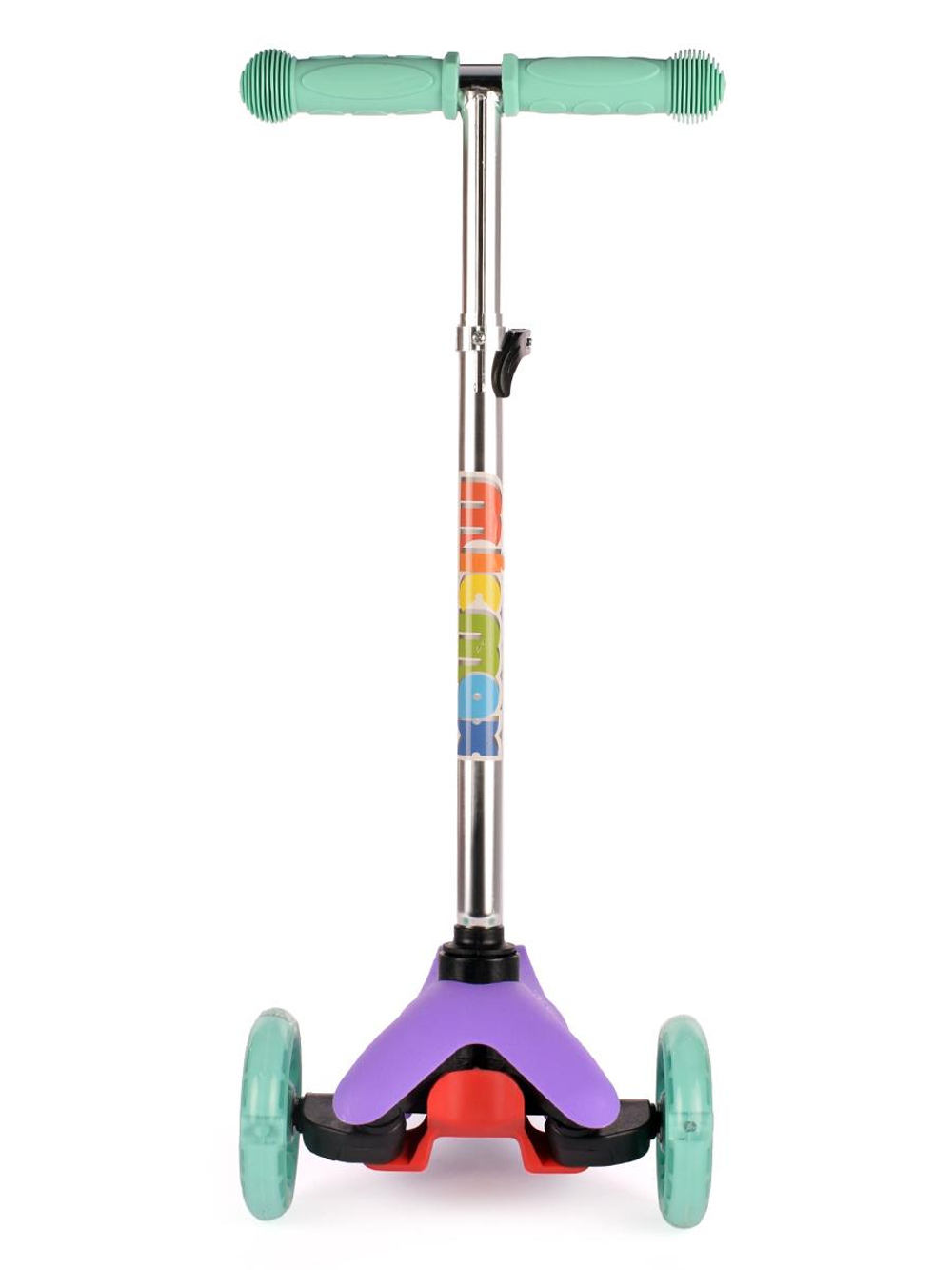 Самокат 3х кол.55см,макс.высота ручки62см,колесаPUсвет,макс.вес45кг