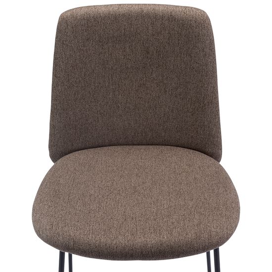 Стул барный niels, рогожка, темно-коричневый