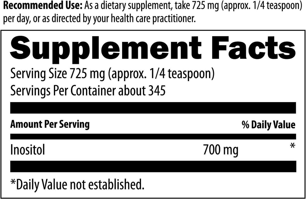 Designs For Health - Inositol Powder - 250 gr