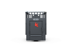 Банная печь Душа- 15 Сетка Высечка 8мм