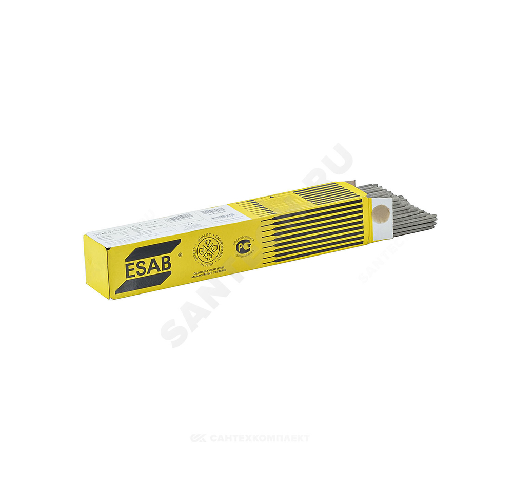 Электроды сварочные ОК-46 2,5х350мм упак 5,3кг ESAB