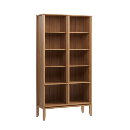 Шкаф для книг «Бридж» широкий/стеллаж широкий браун