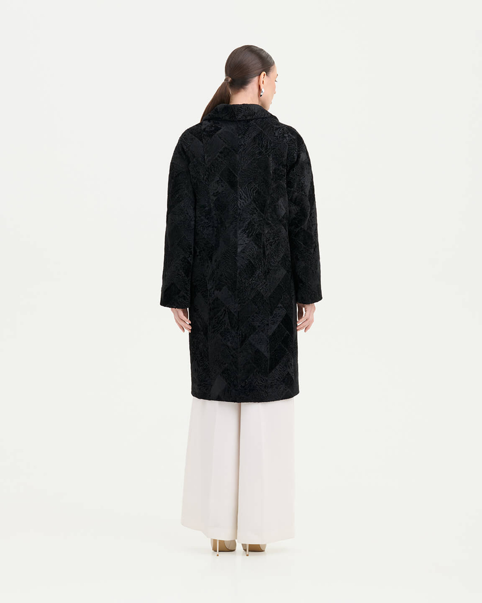 Полупальто из астрагана