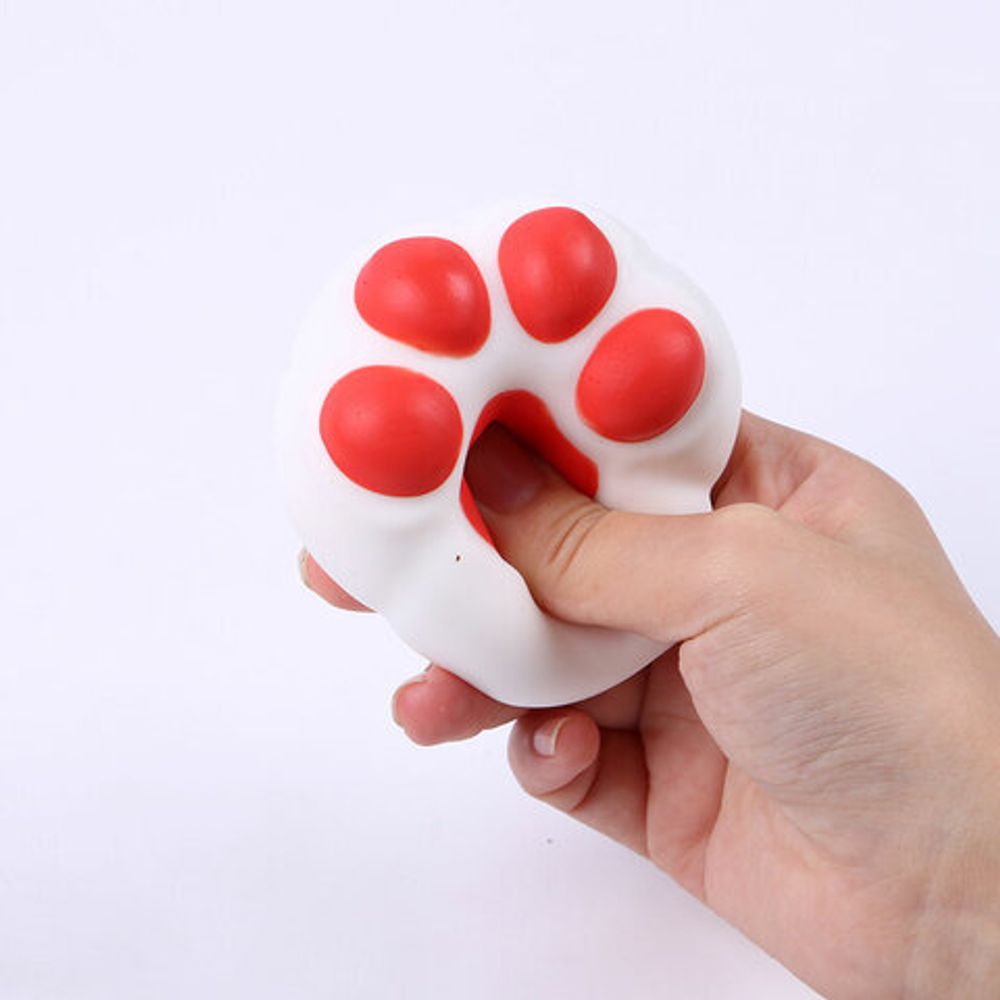 Игрушка-антистресс "КОШАЧЬЯ ЛАПКА", 6х6 см, ассорти 4 цвета, JOLLY JOT (ДЖОЛЛИ ДЖОТ), 665805