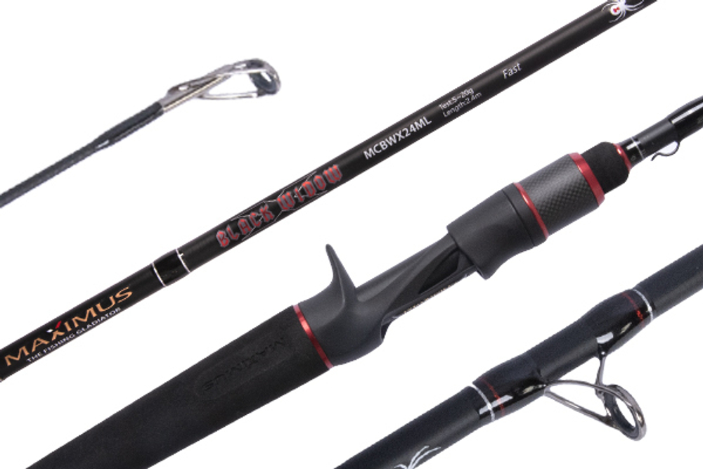 Спиннинг для рыбалки (кастинговый) Maximus BLACK WIDOW-X  C