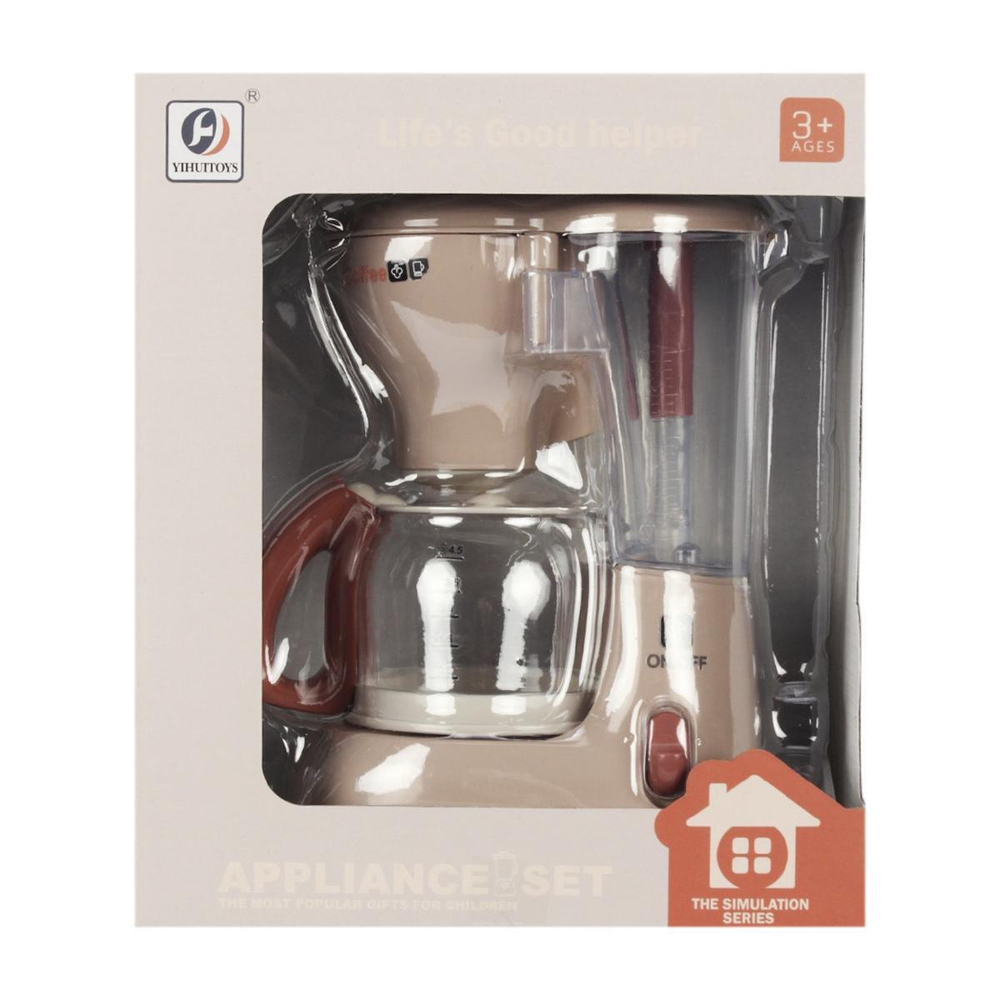 Кофеварка 16см, коробка YH129-2S