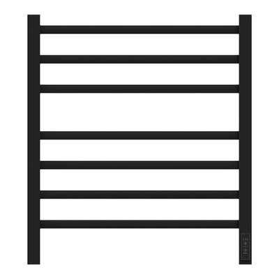 Полотенцесушитель электрический Point Вега PN71856B П7 500x600, диммер справа, черный