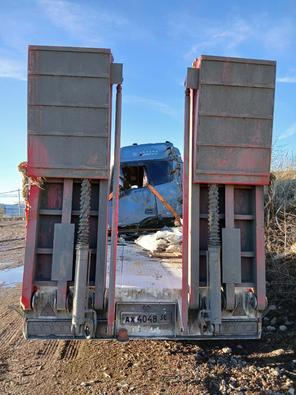 AMUR AMUR Полуприцеп тяжеловоз 5 осей LYR9806TDPW (Раздвижной)