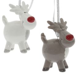 GAEM Украшение новогоднее "Олень", L4 W5,5 H8 см, 2в.