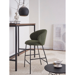 Стул полубарный Bergenson Bjorn Comfy, рогожка, шпинат