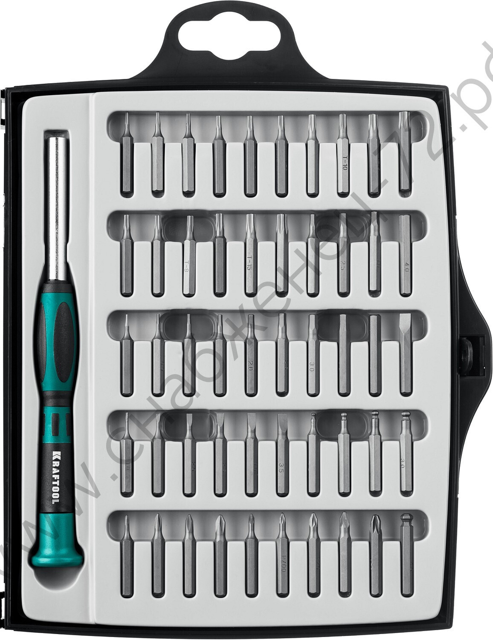 KRAFTOOL Precision-51 для точных работ 51 предм., Отвертка (25691)