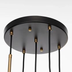 Citilux RONIN CL326015 Подвесной каскадный хрустальный светильник