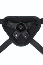 Черные трусики для страпона Master (Цвет: черный)