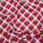 Кулирная гладь с рисунком, 100% хлопок, 180 гр/м2, серый/красный (20730)