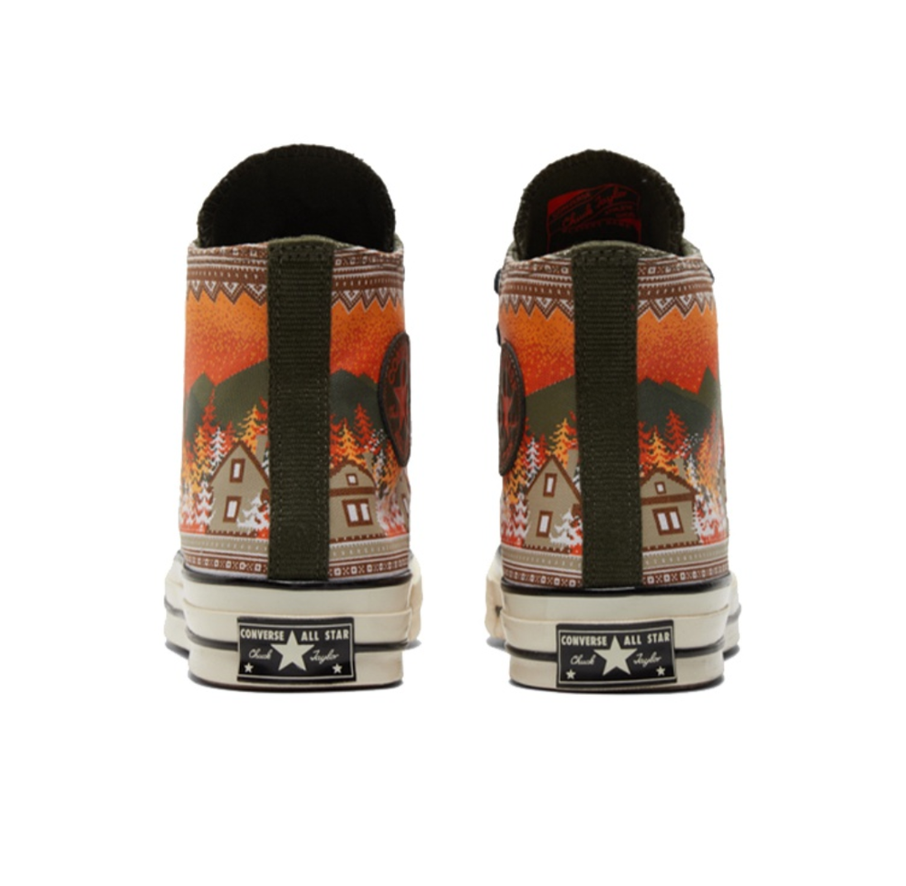 Кеды Converse Chuck 70 High 'Holiday Sweater - Orange' 172134C