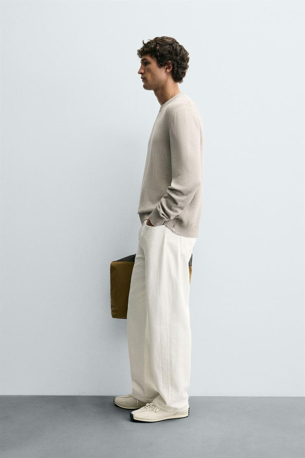 ZARA ДЖЕМПЕР, СЕРЫЙ/СИНИЙ