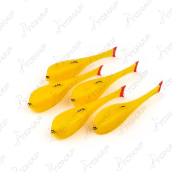 Рыбка поролоновая оснащенная на офсет.кр. 12 см ж 06 (HS-120-06) Helios