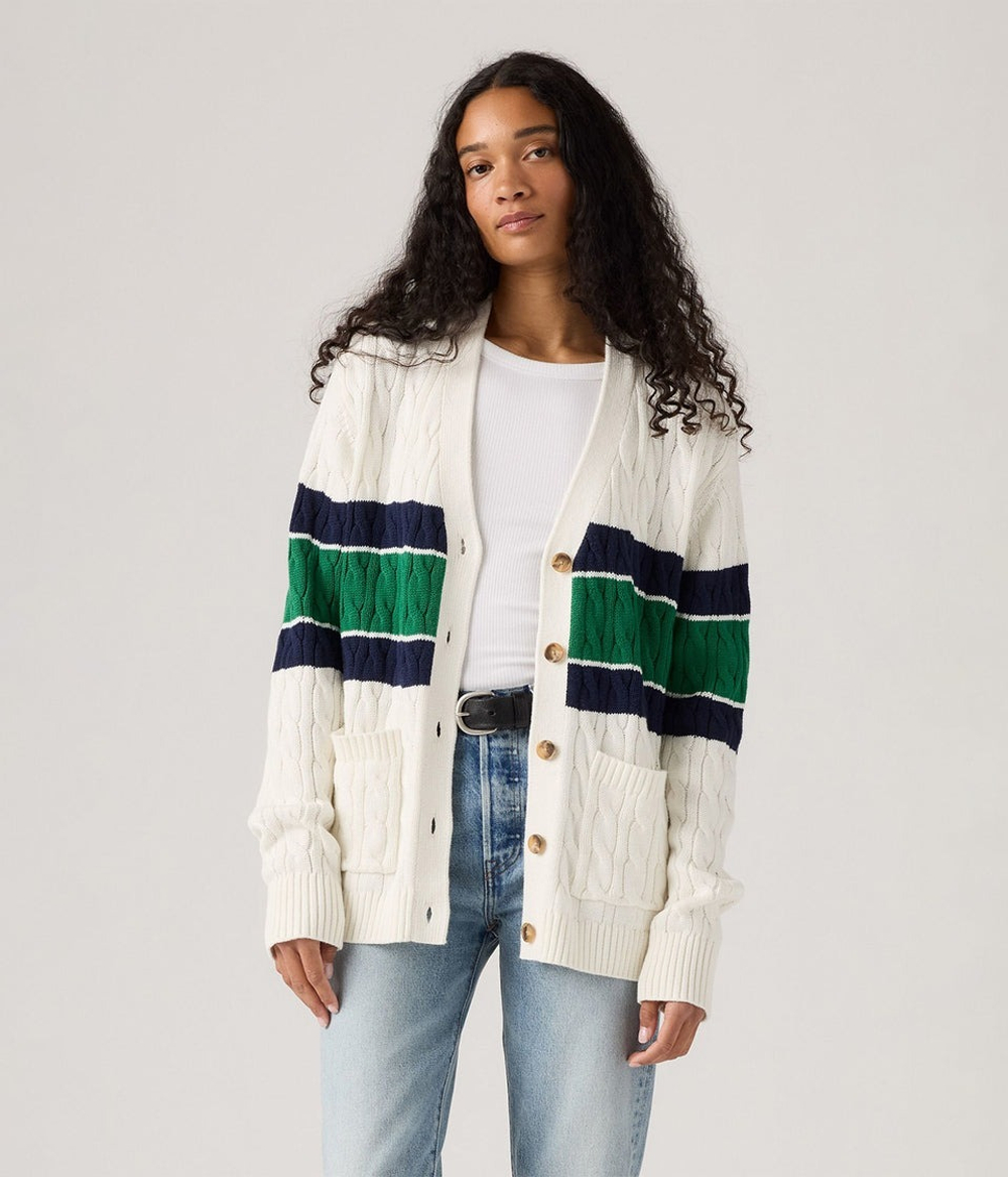 Кардиган женский LEVI'S BOYFRIEND POCKET CARDI REGIMENTAL STRIPE