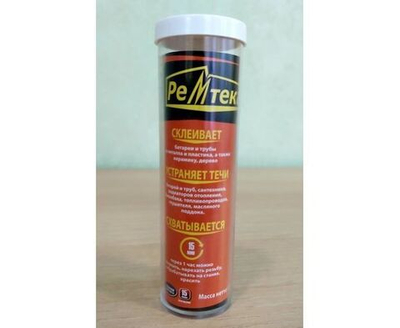 Клей Ремтека д/батарей и труб 45гр (холодная сварка), арт.РК-0104