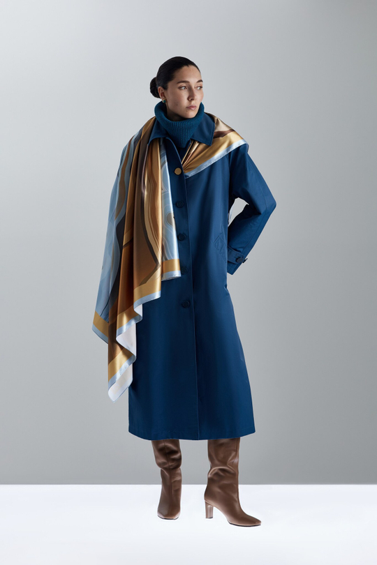 Тренч однобортный