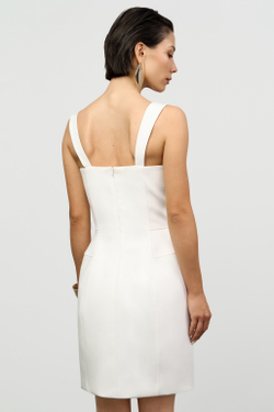 Платье мини с чашечками