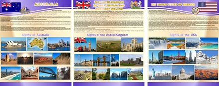 "Достопримечательности" комплект стендов