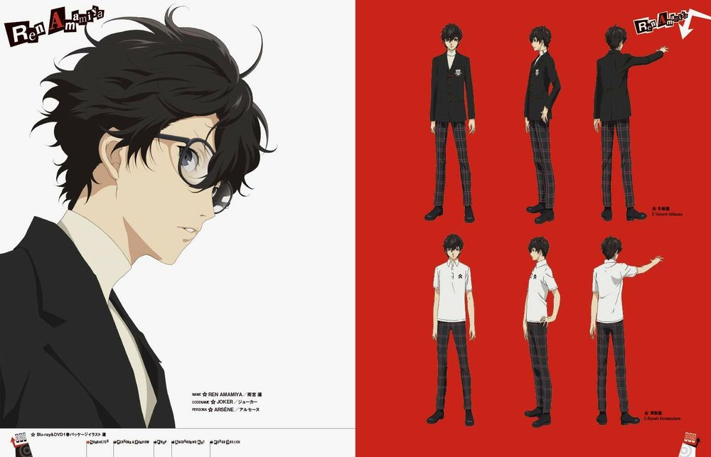 Артбук Persona 5 the Animation Material Book: The Artworks