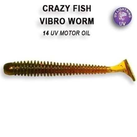 VIBRO WORM 3-50-14-6 Силиконовые приманки Crazy Fish
