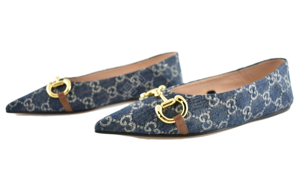 Gucci Ballet Flat With Horsebit Gg (Женская размерная сетка)