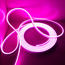 Светодиодная лента гибкий неон LEDbeLED 12V 6x12mm 120 LED/m IP67, фиолетово-пурпурный, 5 метров